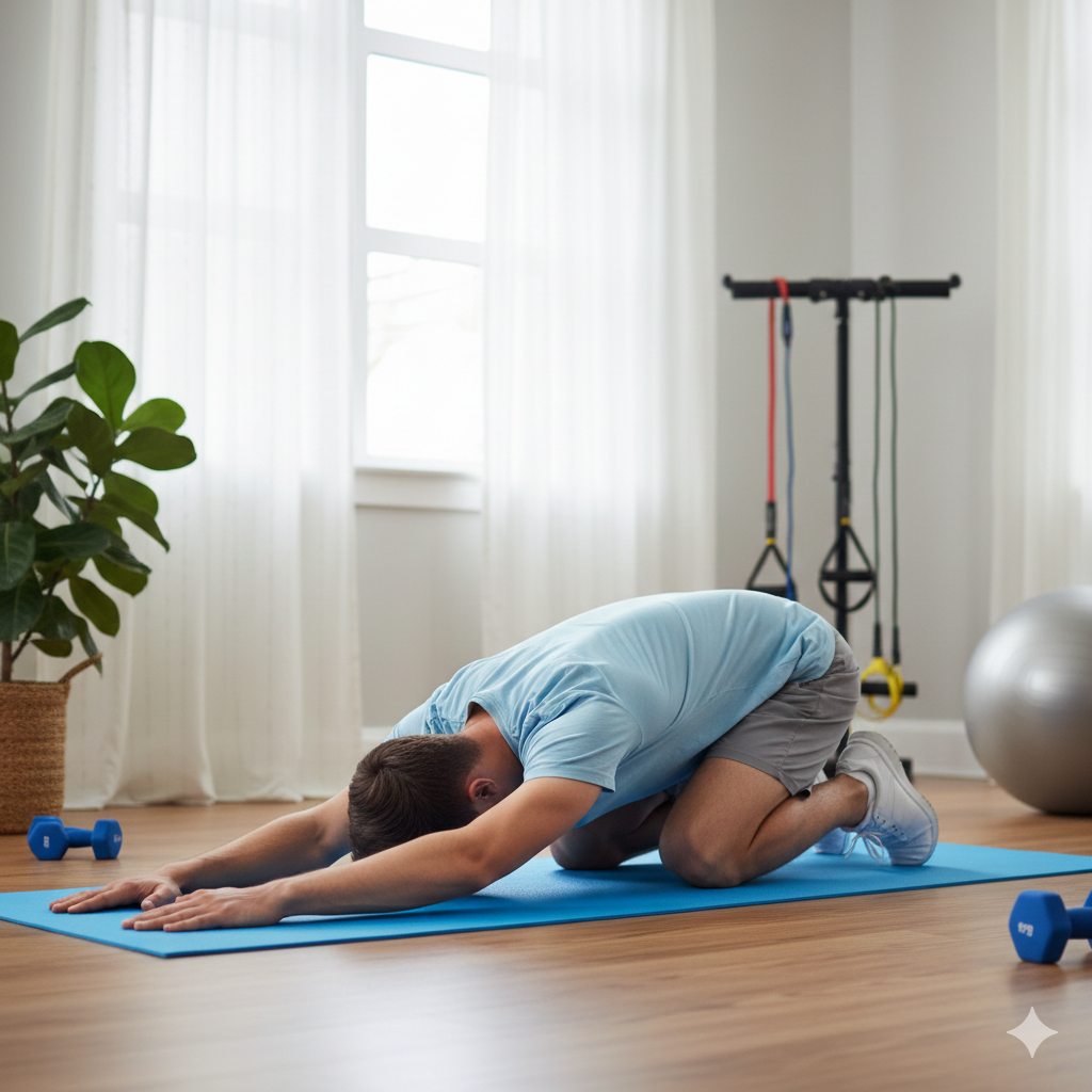 Étirements quotidiens pour le dos